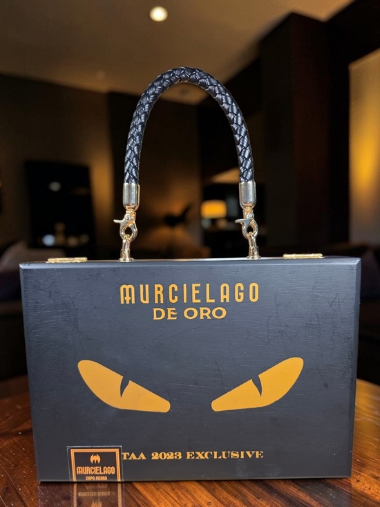 Hand Crafted Handbags - MURCIELAGO DE ORO Monster Handcrafted Cigar Box Purse NWT!